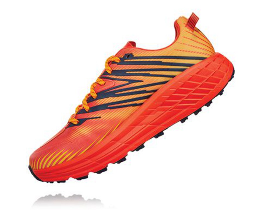 Hoka One One Trailsko Herre - Speedgoat 4 Gore-Tex - Rød - 160975OCK